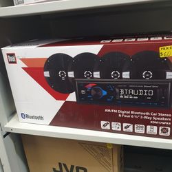 Bluetooth Stereo And Speakers 