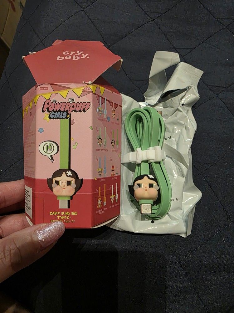 Powerpuff Girls Crybaby BUTTERCUP Type C Phone Charger