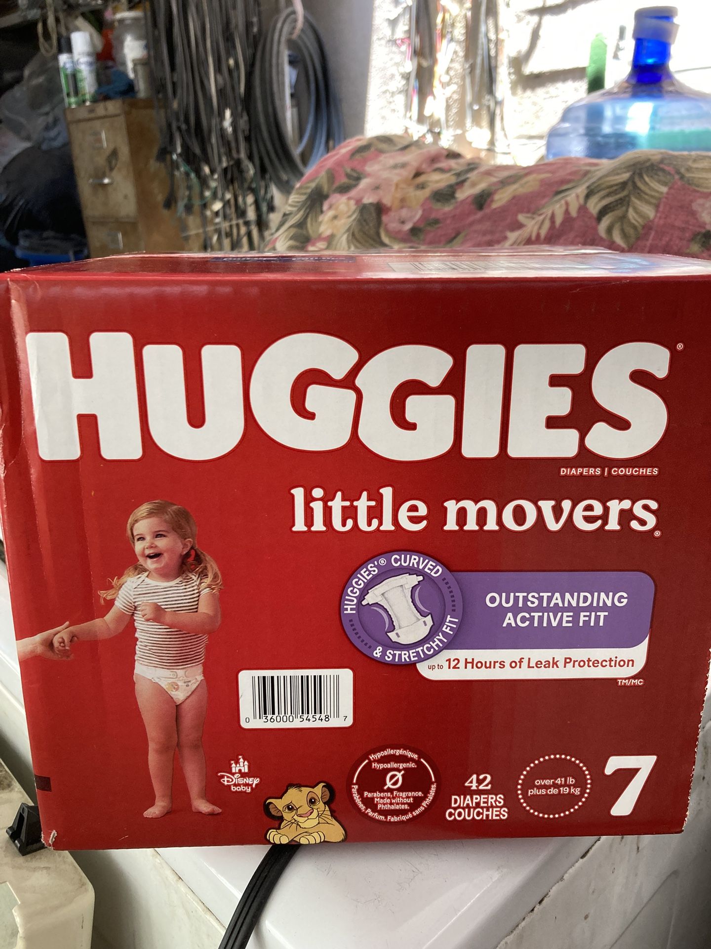 HUGGIES SIZE 7 42 pañales