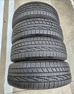 225/65/17 Goodyear vendo un set de llantas usadas excelente condiciones de vida las 4 ✅🤩I am selling a set of used tires, all 4 in excellent living c
