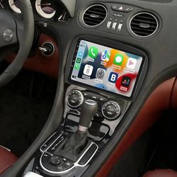 Double Din Car Stereo Radio Compatible for SL R230 SL350 SL(contact info removed)-2012