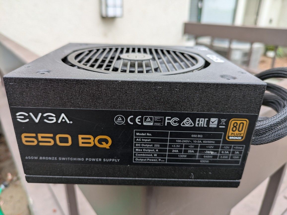 EVGA 650 BQ Modular Power Supply