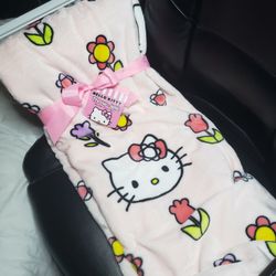 Hello Kitty Soft Pink Tulip Blanket 