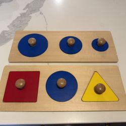 Basic Shape Puzzle Set - Montessori 