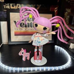 Lalaloopsy Spot Splatter Splash Doll w/ Silly Hair 12" W Zebra Pet MOC VG