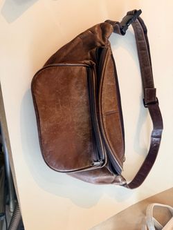 Vintage-Style Brown Fanny Pack / Waist Bag –