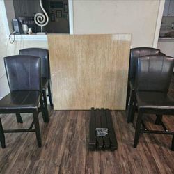 Square Table Barstool Height