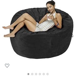 Grey Memory Foam Bean Bag 5”