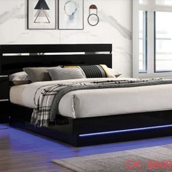 LED Cal King Bed Frame 