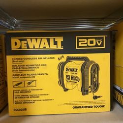 DEWALT 20V MAX Cordless Electric Portable Inflator (Tool Only)