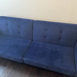 BLUE COUCH - Futon