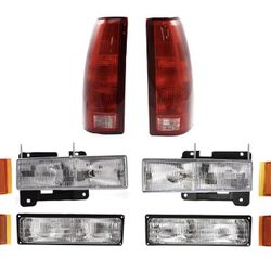 Garage-Pro Headlight KIT Compatible with GMC Yukon 1(contact info removed) and Chevrolet 1994-99 C1500/K1500