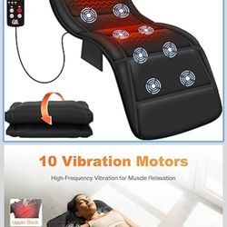 CILI Full Body Massage Mat with Heat, Vibration Back Massage Pad, Full Body Massager for Bed Chair Sofa, Massage Mattress Pad