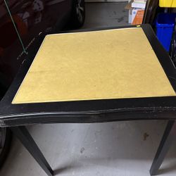 Folding Wood Card Table