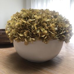 Beautiful Faux Hydrangea Floral Arrangement