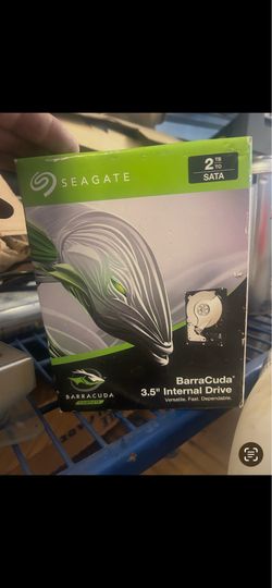 Seagate BarraCuda 2TB 3.5” SATA Internal Hard Drive ST2000DM006