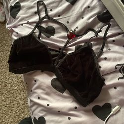 Goth Bra Top Small