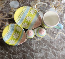 5 Piece Easter Dinnerware Set