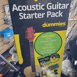 Acoustic Guitar Pack For Dummies NEW