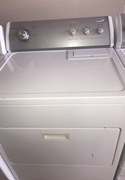 Whirlpool super capacity plus dryer