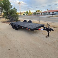 Tractor Skid Steer Back Hoe Bobcat Heavy Duty Trailer 