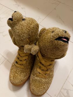 Adidas JS Bear "Tinsel Gold" Jeremy Scott