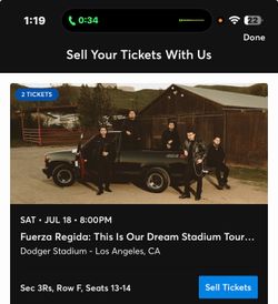 last minute fuerza regida tickets ! $300 tickets damn near free
