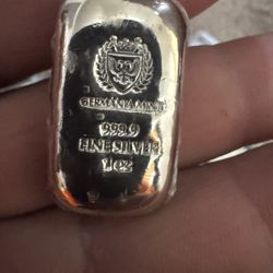 1oz Silver bar 