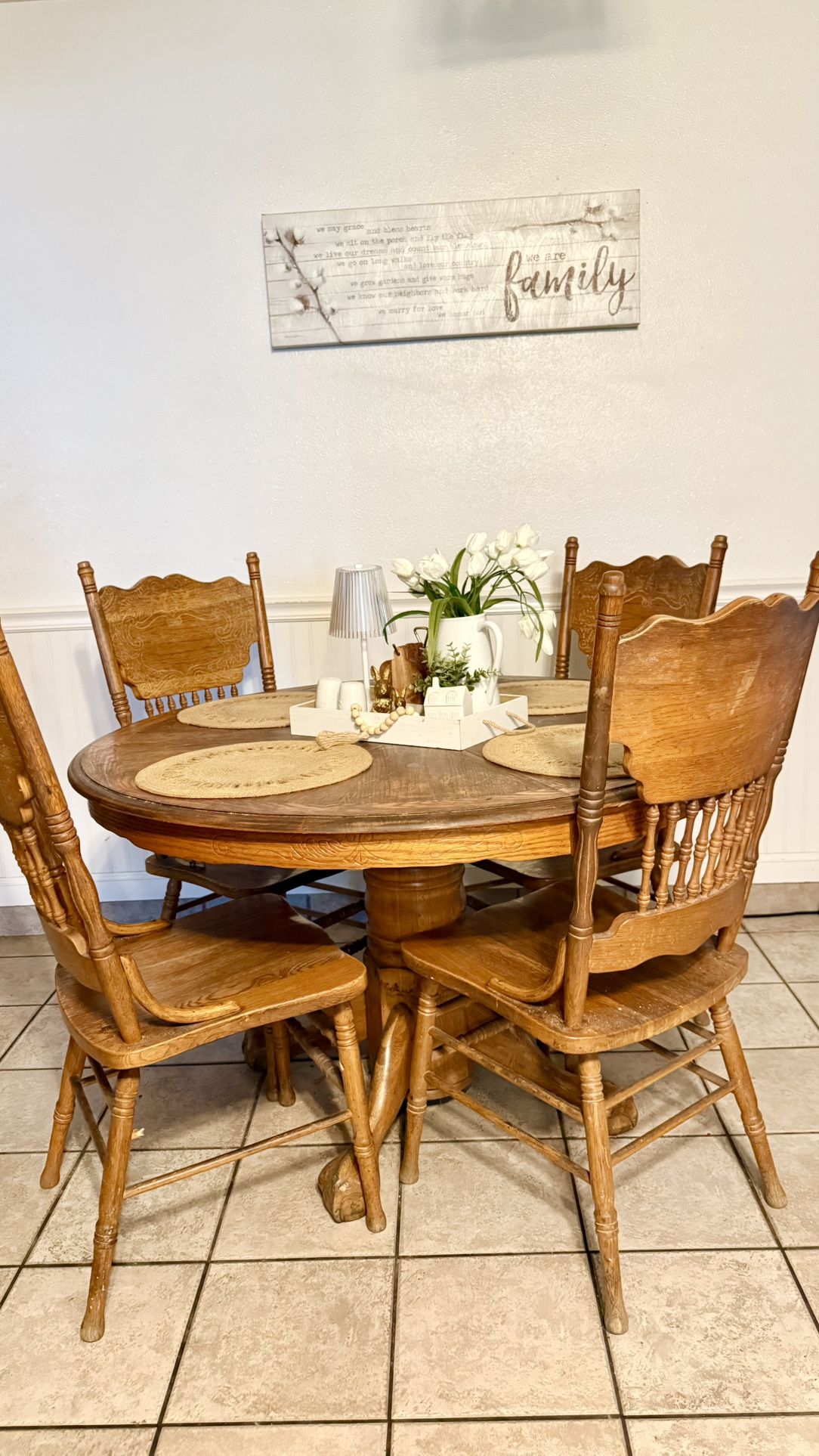 Dining Table With 4 Chairs