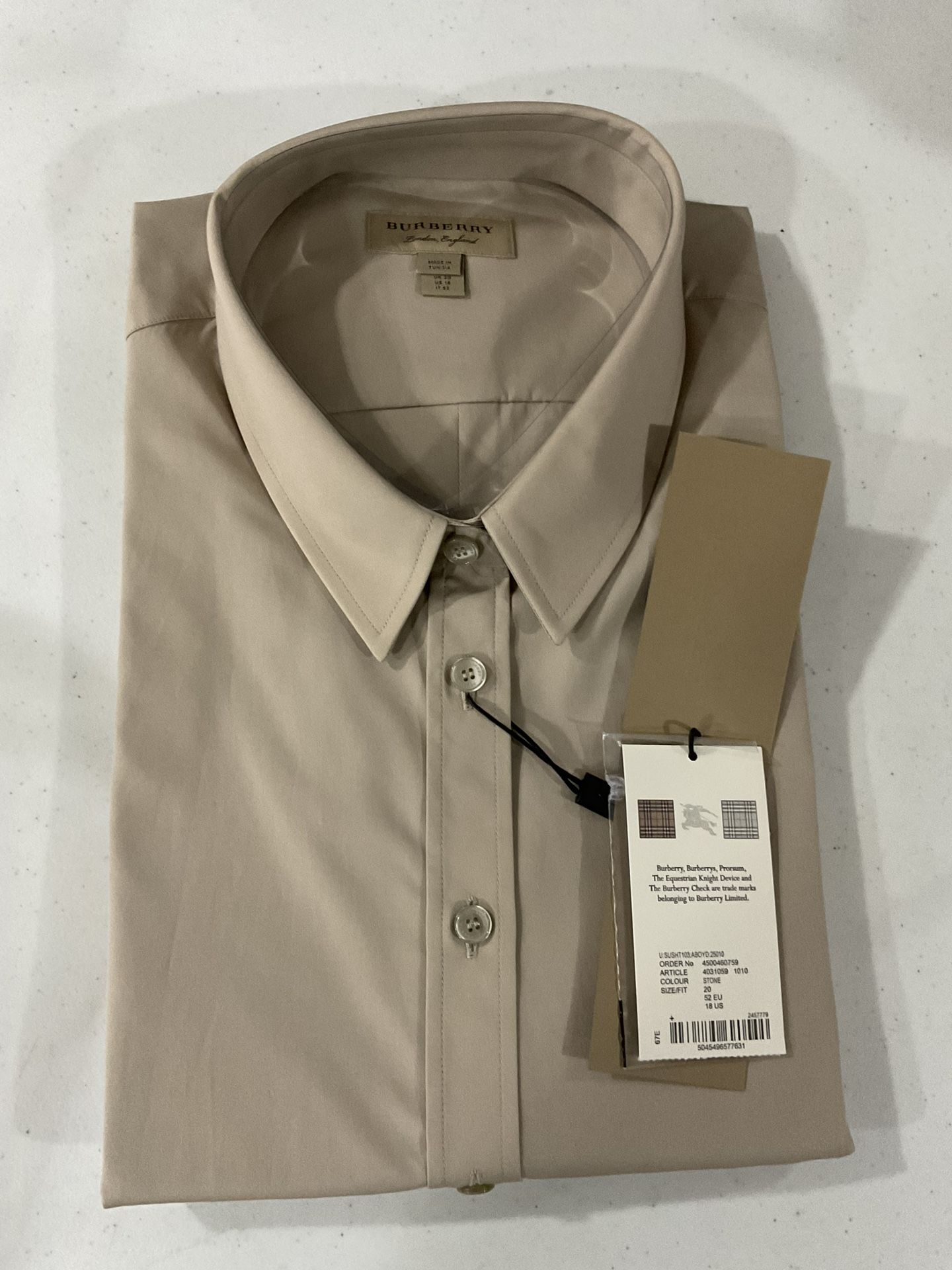 Authentic Burberry Brand New Women’s Button Down Shirt 