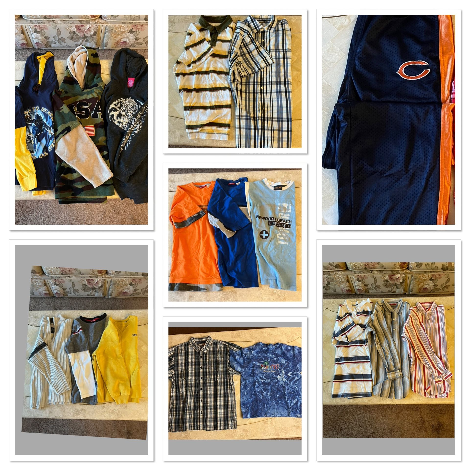 Boys Size Medium Clothes (Total 17)