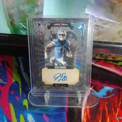 Trading Card Football Josh Downs 1/1 Plack Parallel Auto🔥35$