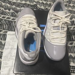 Retro 11 Low Grey White 8.5 