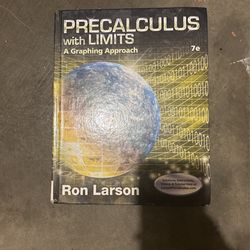 Precalculus With Limits Book A Graphing Approach 