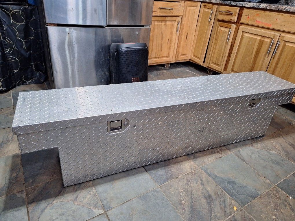 Silver Truck Tool Box