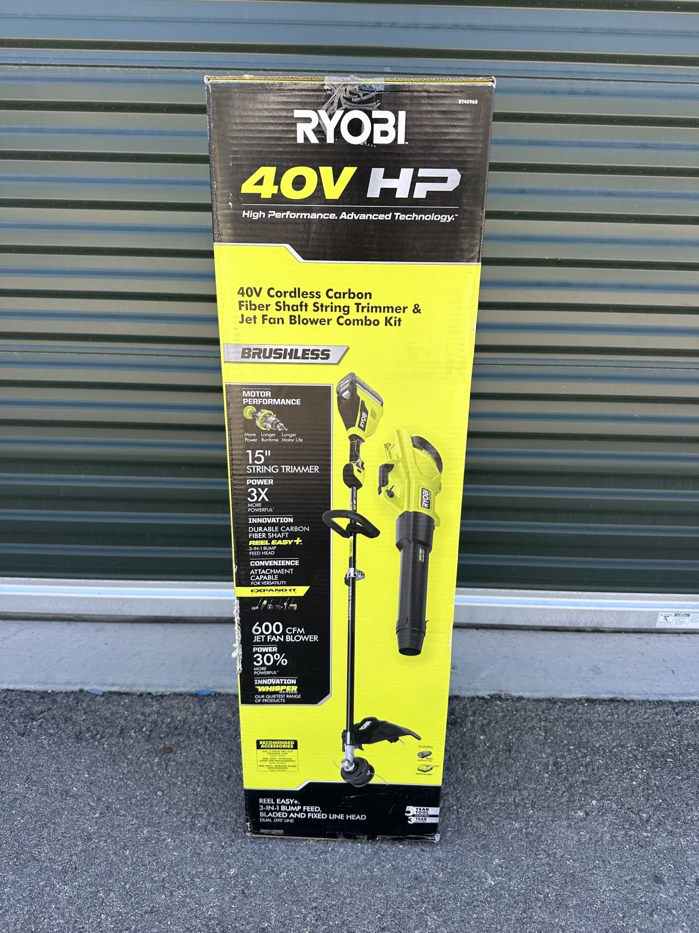 RYOBI Blower & Trimmer Kit RY40960