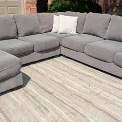 Large Grey Sectional Couch, DELIVERY AVAILABLE!!