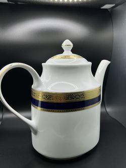 Royal Blue With 24carat Gold Tea Set 