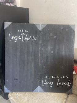 Large Wall Decor Sign
