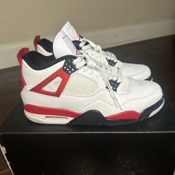 Air Jordan 4 Retro “Red Cement” Size 9.5 Men(With Box)