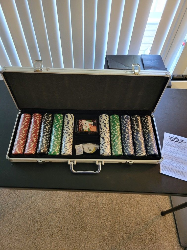 Poker Chip Set, Texas Hold'em