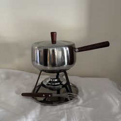 Vintage Fondue Pot Set