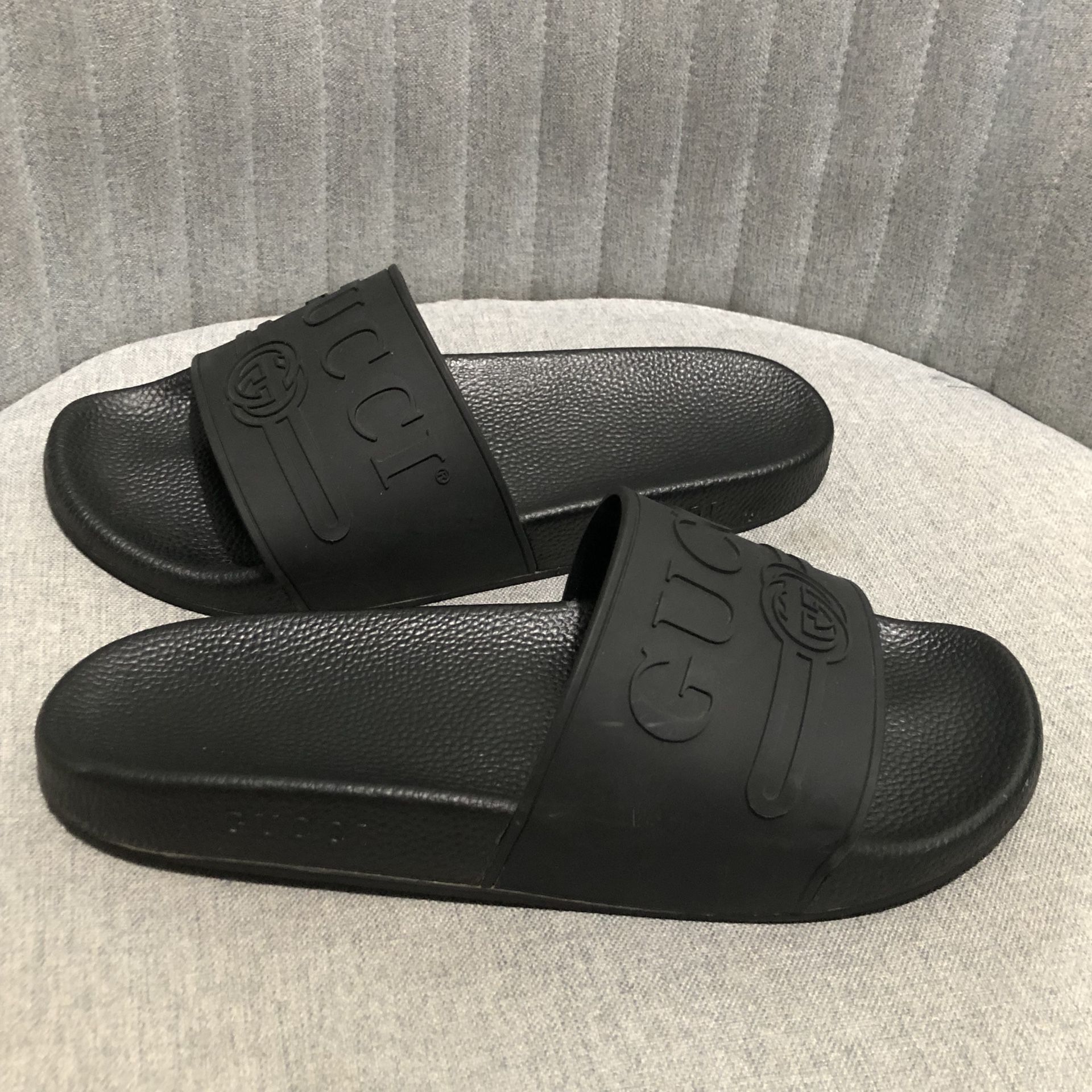 Gucci Slide Sandals Mens 8.5 Womens 10.5
