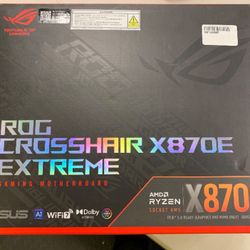 ASUS ROG Crosshair X870E Extreme (Brand New, Sealed) – WiFi 7, DDR5, PCIe 5.0