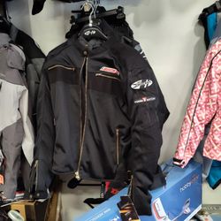 Combo Helmet And Jacket Special Deal $280 HJC High Visibility Helmet Size Large And A Black Jacket  Joe Rocket In Different Sizes