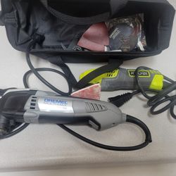 Dremel Multi-Max And Ryobi Sander