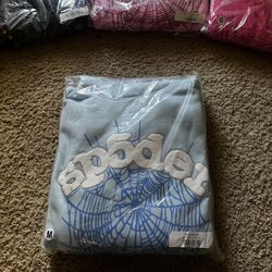 Light Blue Spider Hoodie