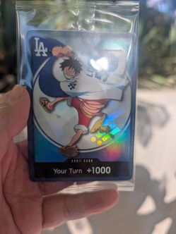 Los Angeles Dodgers x Luffy Collaboration Promo Card