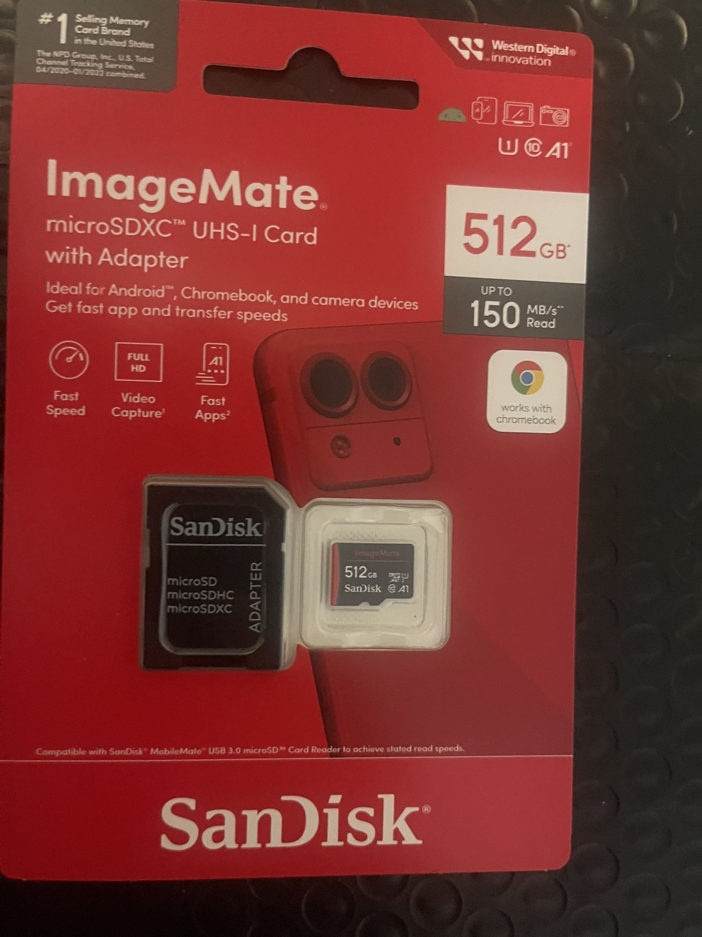 512GB SanDisk Image Mate Micro Sd Card