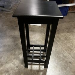 Black Side Table 